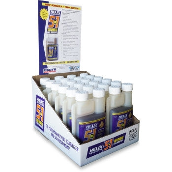 Helix Racing Products 911-1212-DC 5-in-1 Fuel Treatment whit P.O.P Display - 12 pk/ 8oz. bottles