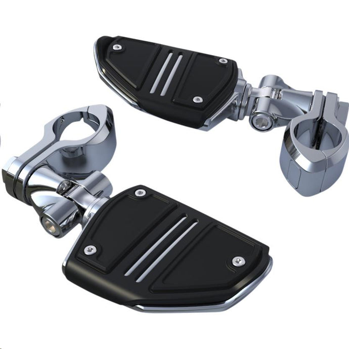 Ciro 60503 Engine Guard Highway Peg Mounting Kit with Twin Rail Footrests - Standard Length