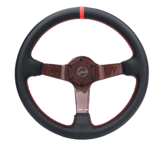 Nrg RST-036CF-RD NRG Steering Wheels - Carbon