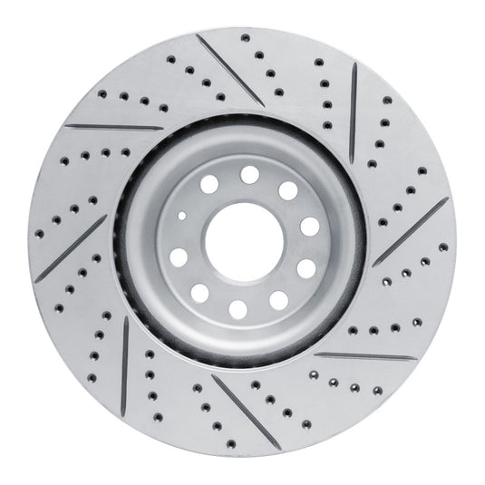 R1 Concepts 830-74034L RNC Geo-Carbon Rotor - Drill & Slot