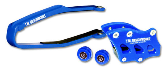 T.M. Designworks YCP-K12-RD Factory Edition 2 Stage Chain Slide-N-Guide Kit FE2 RCG-SY2 Guide - Blue