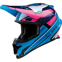 Z1R Rise MC Helmet Pink/Blue Pink