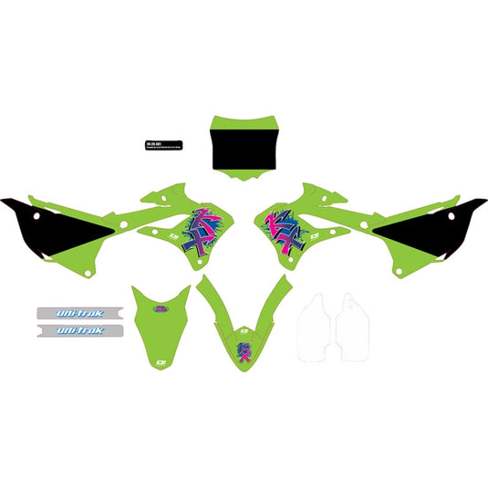 Dcor 20-20-361 Monster Energy Complete Graphics Kit - Black Background