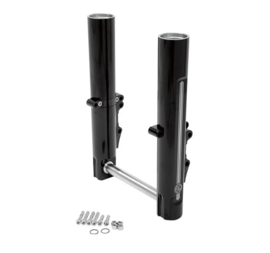 Performance Machine 0208-2096-BM Fork Leg Kit for Stock or Performance Machine Calipers - Dual Disc - Contrast Cut