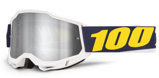 100% Accuri 2 Torc Goggles (One Size Fits Most, Torc / Mirror Silver Lens)
