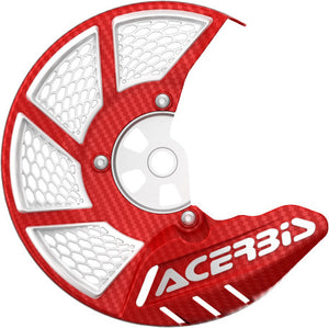 Acerbis 2449490004 X-Brake 2.0 Vented Front Disc Cover - Red/White