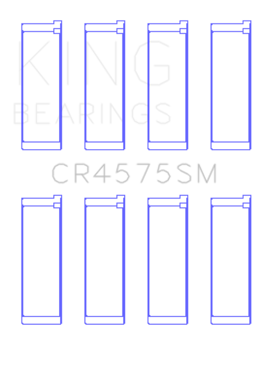 King Engine Bearings CR4575SM0.25 KING Connecting Rod Bearings