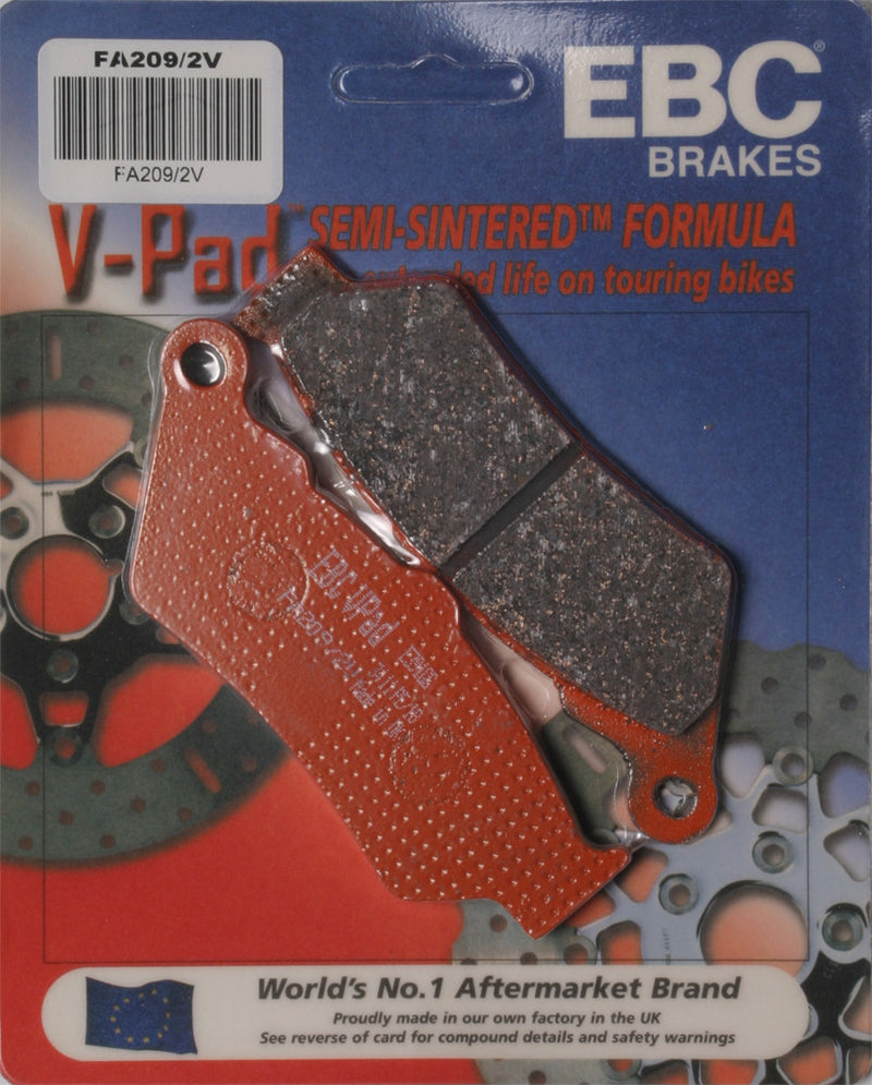 EBC FA209/2V Semi-Sintered V Brake Pads