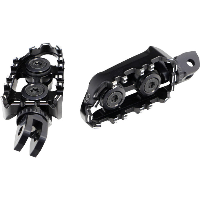 Gilles Tooling RGK-500-UF35-SET-B Tech-X Enduro Driver Footpegs