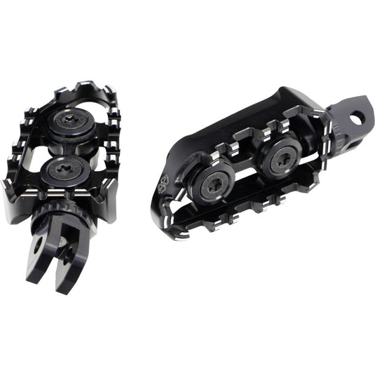 Gilles Tooling RGK-500-UF35-SET-B Tech-X Enduro Driver Footpegs