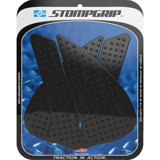 Stompgrip 55-10-0177B Volcano Profile Traction Tank Grip - Street - Black