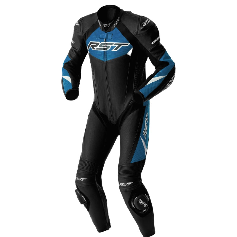 Load image into Gallery viewer, Rst Tractech EVO D30 Leather Suit (Large, Black/Blue)
