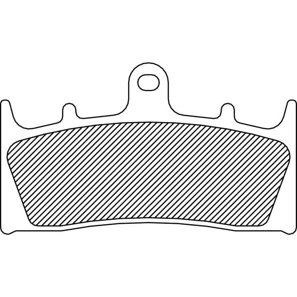 Drag Specialties 1721-1367 Sintered Metal Brake Pads