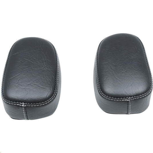 Mustang 76024WT Passenger Armrest Side Panels - Black/White