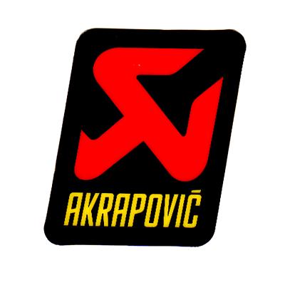 Akrapovic P-VST2AL General Replacement Exhaust Sticker - 70mm L x 75mm H