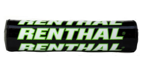 Renthal P292 Team Issue Mini SX Crossbar Pad - 8.5in./205mm - Black/White/Green