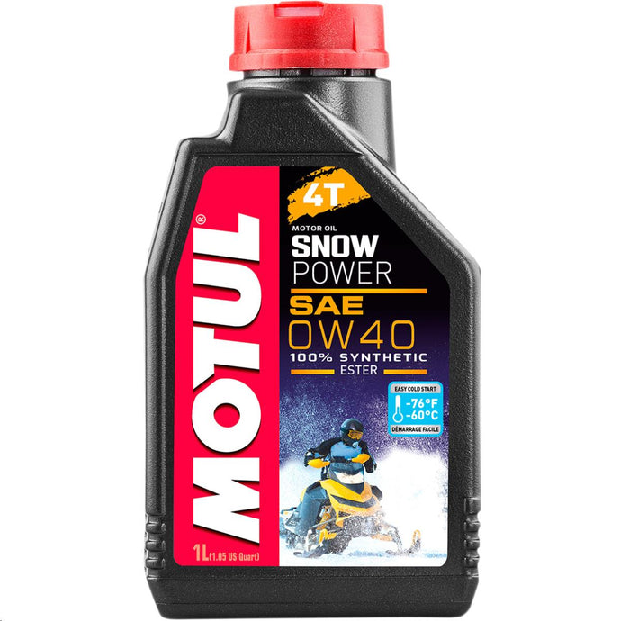 Motul 105891 Snowmobile Power 4T Motor Oil -  0W40 - 1L.
