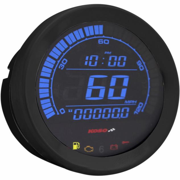 Koso North America BA051010 4in. Speedometer Gauge - Black