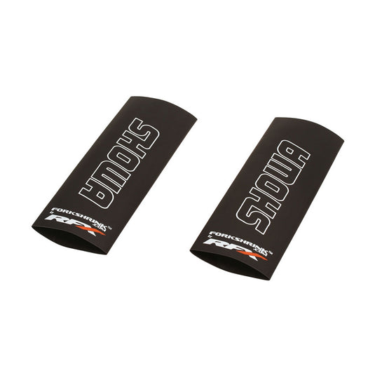 Rfx FXFG 10100 55WH Pro Series Upper Fork Guards - Showa Logo - White