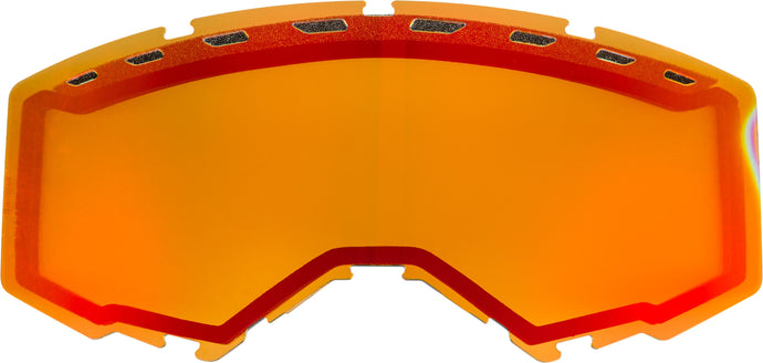 Fly Racing 2019 Vented Dual Lens - Red Mirror/ Amber