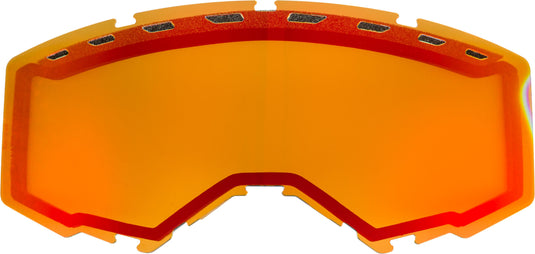 Fly Racing 2019 Vented Dual Lens - Red Mirror/ Amber