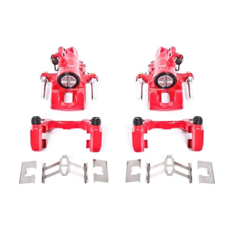 Load image into Gallery viewer, Powerstop S2678 PSB Red Calipers
