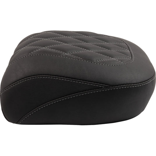 Mustang 88511GM Wide Tripper Passenger Seat - Black/Gunmetal Stitching