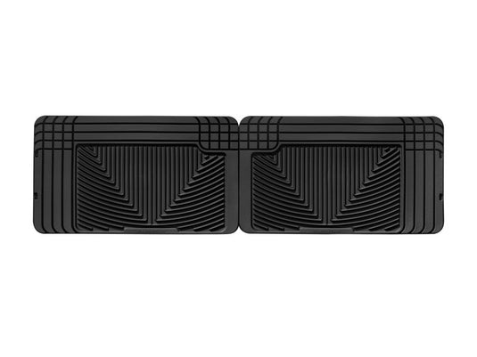 Weathertech W25 WT Rubber Mats - Rear - Blk