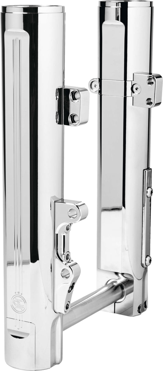 Performance Machine 0208-2178-CH Fork Leg Kit for Stock or Performance Machine Calipers - Single Disc - Chrome