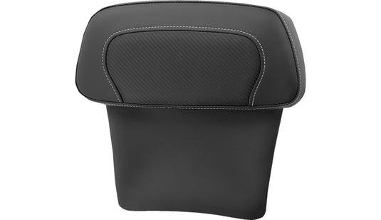 Saddlemen 814-07-CPACK-CF Chopped Tour Pak Backrest Pad - RoadSofa - Carbon Fiber Inset