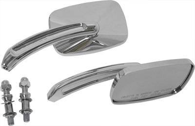 Harddrive 18-137 Custom Rectangle Mirrors - Chrome