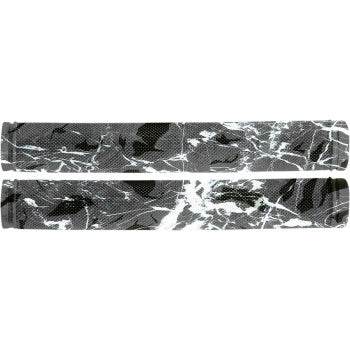 Rsi Racing G-7 SWIRL 7in. Colored Rubber Grips - Black/White/Gray Swirl