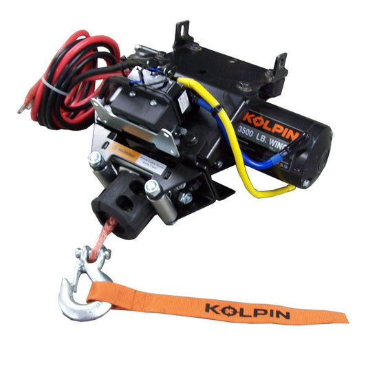 Kolpin 26-3025 Synthetic Quick Mount Winch - 3500lbs.