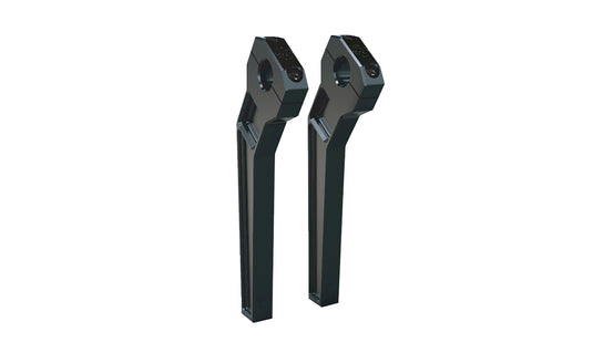 Todds Cycle TD-R22-10B 1-1/8in. Pullback Handlebar Riser Kit - 10in. Rise - Black