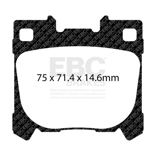 Ebc DP82431RP1 EBC RP-1 Brake Pad Sets