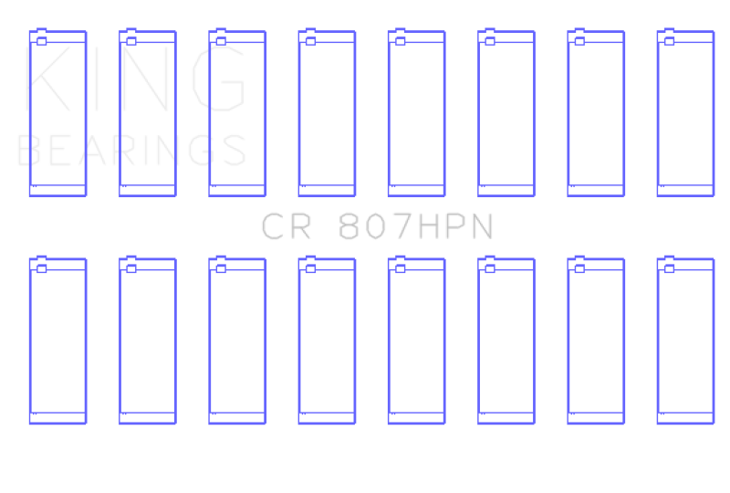 Load image into Gallery viewer, King Engine Bearings CR807HPN KING Performance Rod Bearings
