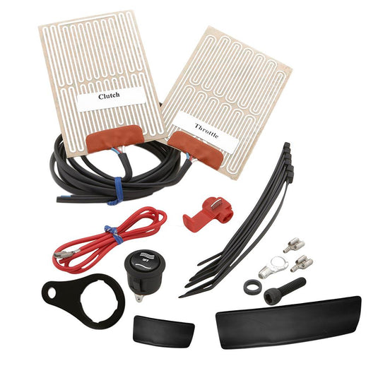 Heat Demons 210019RR Motorcycle Grip Warmer Kit with Round Rocker Switch