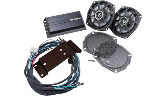 Kicker 46HDR982 Coaxial Speaker/Amp Fairing Kit - 5-1/4in.