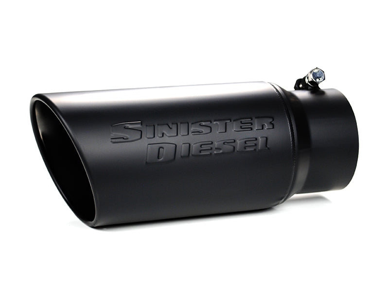 Load image into Gallery viewer, Sinister Diesel SD-4-5-BLK SIN Exhaust Tips
