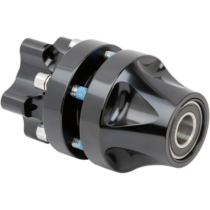 Arlen Ness 71-602 Front Cartridge Hub Kit Single Disc - Black
