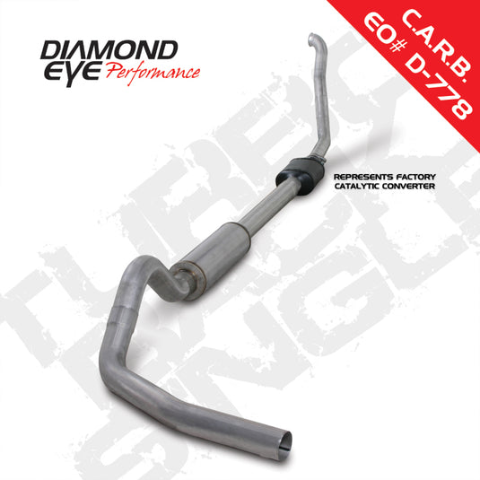 Diamond Eye Performance K4306A DEP Turbo Back Exhaust Kit SS