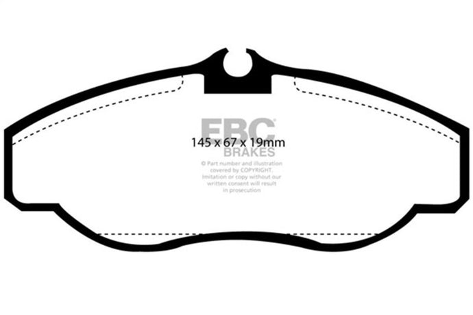 Ebc DP61037 EBC Greenstuff Brake Pad Sets