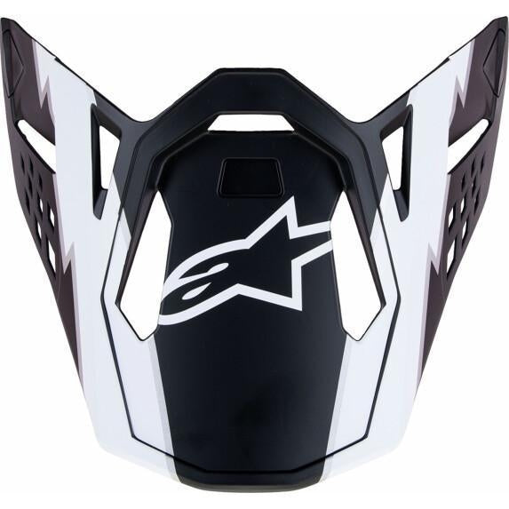 Alpinestars Visor for S-M10 Ampress Helmet - White/Black
