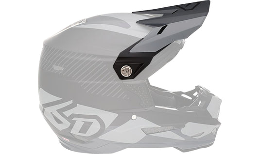 6D Visor for ATR-2 Helmet - Fusion Black