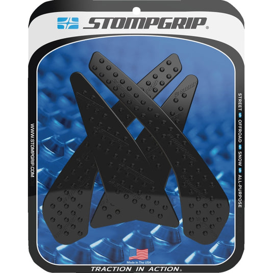Stompgrip 55-10-0151B Volcano Profile Traction Tank Grip - Street - Black