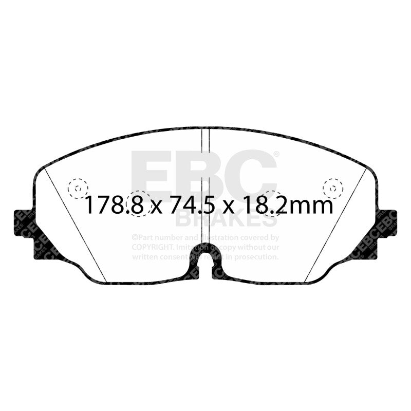 Load image into Gallery viewer, Ebc DP43087R EBC Yellowstuff Brake Pad Sets
