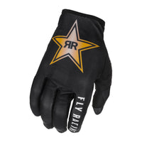 Fly Racing Lite Rockstar Gloves Black/Gold/White Black