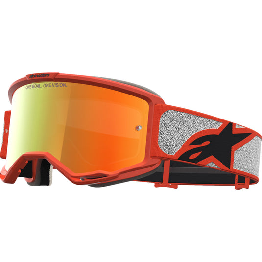 Alpinestars Vision 5 Rora Goggles (One Size Fits All, Gray/Silver/Orange)