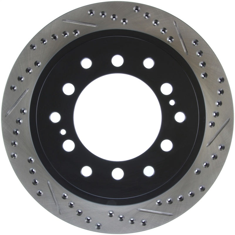 Load image into Gallery viewer, Stoptech 127.44175L ST Slot &amp; Drill Brake Rotors
