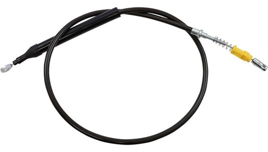 La Choppers LA-8155C19M Clutch Line - Midnight Braided with 18-20in. Ape Hangers